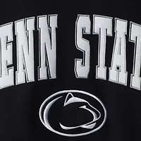 Men's Colosseum Navy Penn State Nittany Lions Arch & Logo Crew Neck Sweatshirt