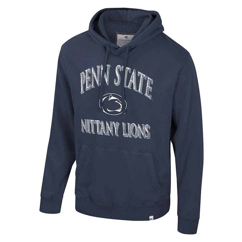 Sweat à capuche capuchon E-Tan Big & Tall Cap pour homme Colosseum Navy Penn State Nittany Lions