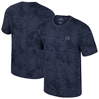 Men's Colosseum Navy Penn State Nittany Lions Floral Printed T-Shirt