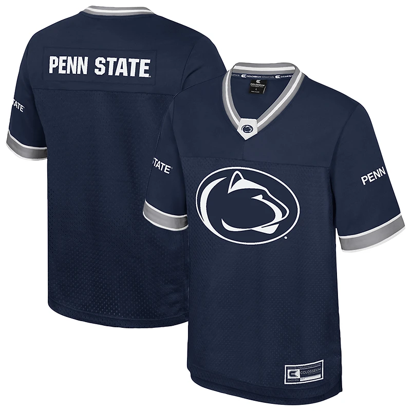 Men's Colosseum  Navy Penn State Nittany Lions Nothing But The Hits Football Jersey