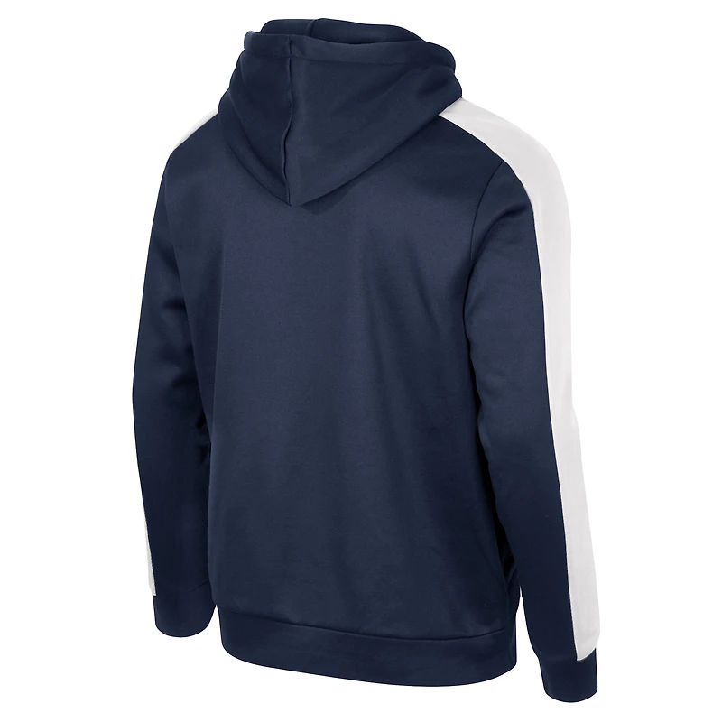 Sweat à capuche entièrement zippé Colosseum Navy Penn State Nittany Lions Reese pour hommes