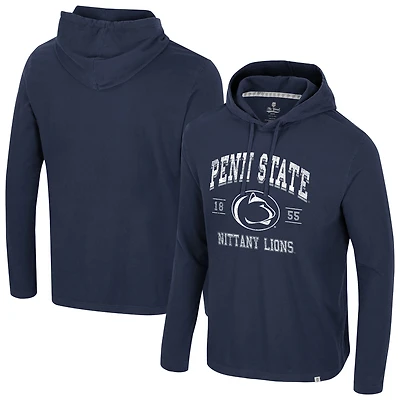 Men's Colosseum Navy Penn State Nittany Lions Simoleans Washed Hoodie