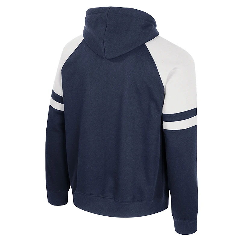 Men's Colosseum  Navy Penn State Nittany Lions Todd Raglan Pullover Hoodie