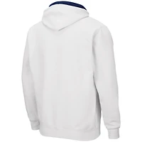 Colosseum White Penn State Nittany Lions Arch & Logo 3.0 Sweat à capuche entièrement zippé pour homme