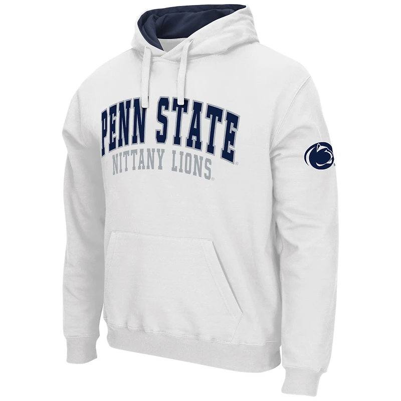 Sweat à capuche Colosseum White Penn State Nittany Lions Double Arch pour homme