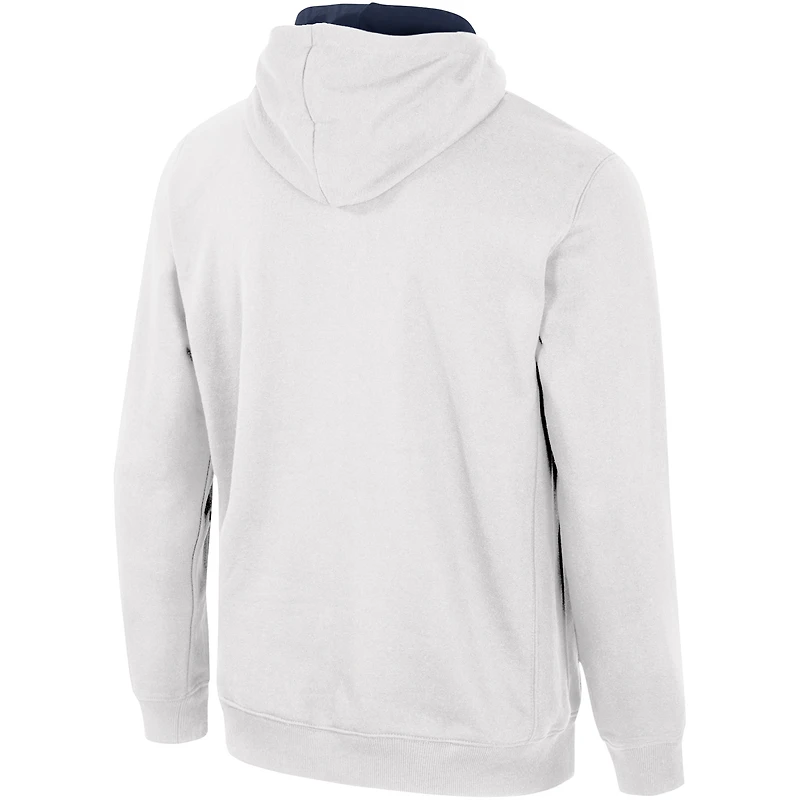 Sweat à capuche demi-zip Colosseum White Penn State Nittany Lions pour hommes