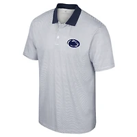 Polo à rayures Colosseum Penn State Nittany Lions blanc pour homme