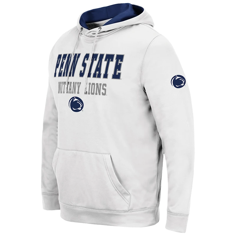 Men's Colosseum White Penn State Nittany Lions Sunrise Pullover Hoodie