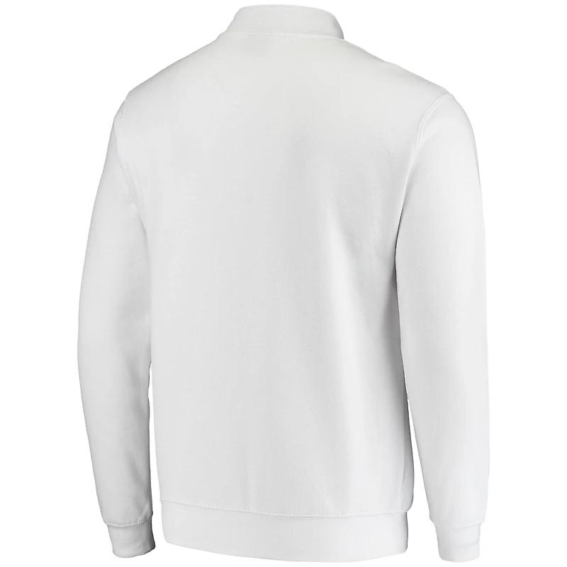 Colosseum White Penn State Nittany Lions Tortugas Logo Quarter-Zip Jacket pour homme