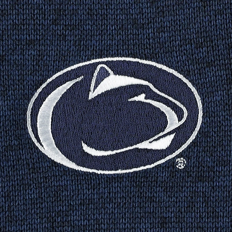 Men's Columbia Navy Penn State Nittany Lions Canyon Point Omni-Shield Raglan Half-Zip Pullover Top