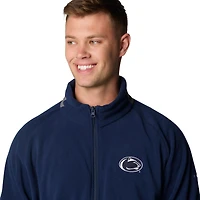 Men's Columbia  Navy Penn State Nittany Lions Flanker IV Fleece Raglan Full-Zip Jacket