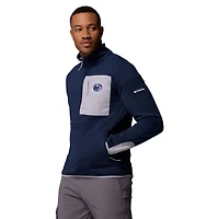 Men's Columbia Navy Penn State Nittany Lions Hike Omni-Wick Half-Zip Pullover