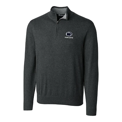 Veste demi-zippée Lakemont pour homme, couleur charbon chiné, Cutter & Buck, Penn State Nittany Lions, grandes tailles