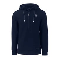 Men's Cutter & Buck  Navy Penn State Nittany Lions Alumni Logo Roam Eco Recycled Half-Zip Pullover Hoodie