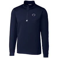 Veste demi-zippée Traverse bleu marine pour homme, Cutter & Buck, Penn State Nittany Lions, grande taille