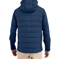 Veste à capuche zippée intégrale Cutter & Buck Navy Penn State Nittany Lions Evoke pour homme