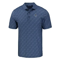 Men's Cutter & Buck Navy Penn State Nittany Lions Pike Eco Pebble Print Stretch Recycled Polo