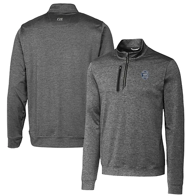 Pull-over zippé quart de tour Stealth Vault pour homme, couleur acier, Penn State Nittany Lions, la marque Cutter & Buck.