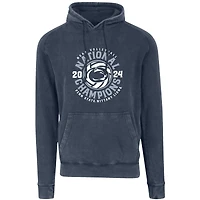 Men's Denim Penn State Nittany Lions 2024 NCAA Women's Volleyball National Champions Vintage Raglan Pullover Hoodie