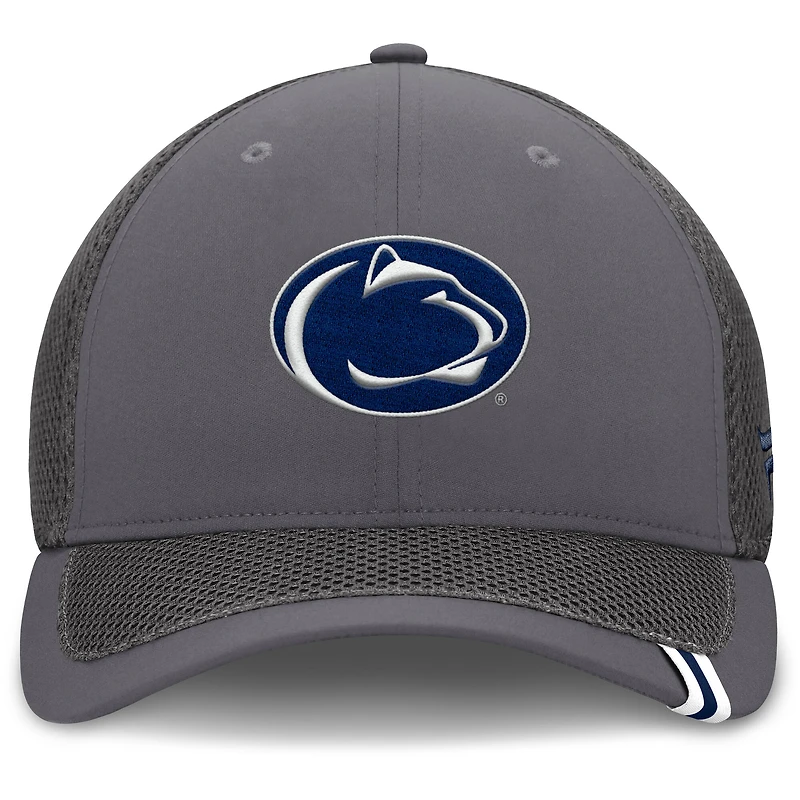 Casquette Flex Clincher grise Penn State Nittany Lions pour homme