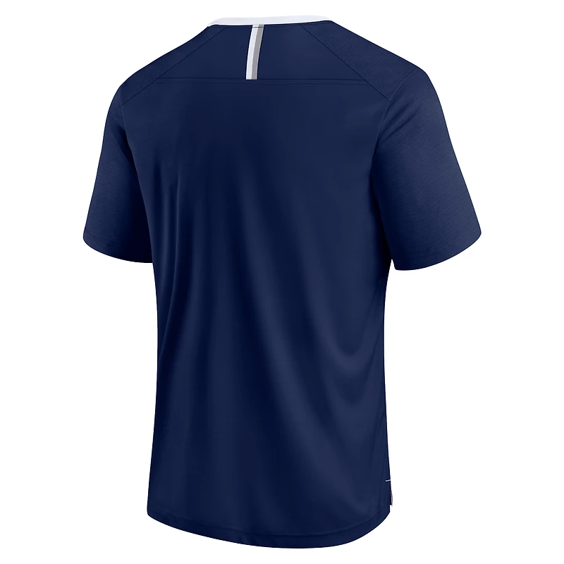 Men's Fanatics Navy Penn State Nittany Lions Defender Fade Slant T-Shirt