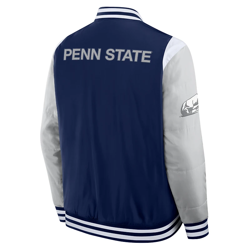 Men's Fanatics  Navy Penn State Nittany Lions Elements Elite Full-Snap Jacket
