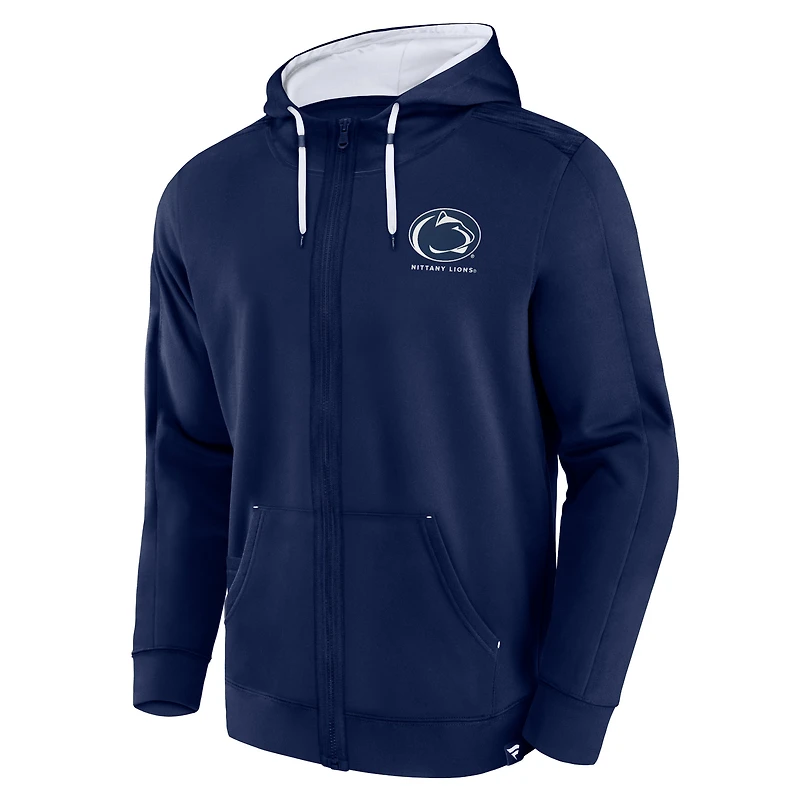Sweat à capuche entièrement zippé Penn State Nittany Lions Power Index Fanatics pour hommes bleu marine