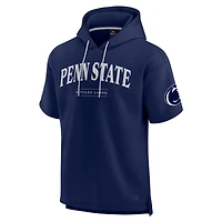 Men's Fanatics Navy Penn State Nittany Lions Ready Short Sleeve Pullover Hoodie