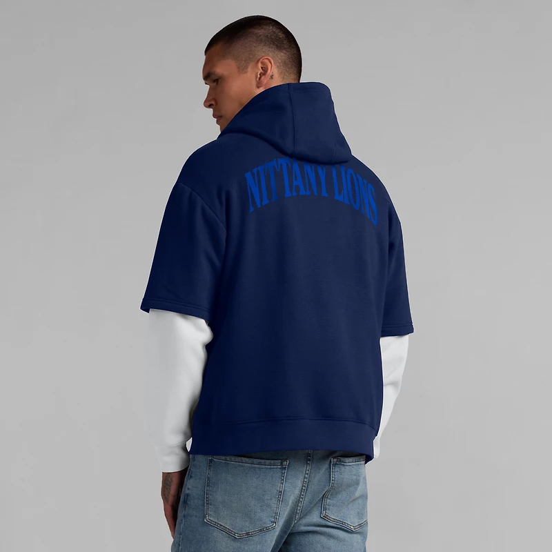 Men's Fanatics Navy Penn State Nittany Lions Sleek Pullover Hoodie