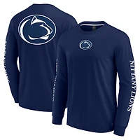 T-shirt à manches longues pour homme Fanatics bleu marine Penn State Nittany Lions Strive