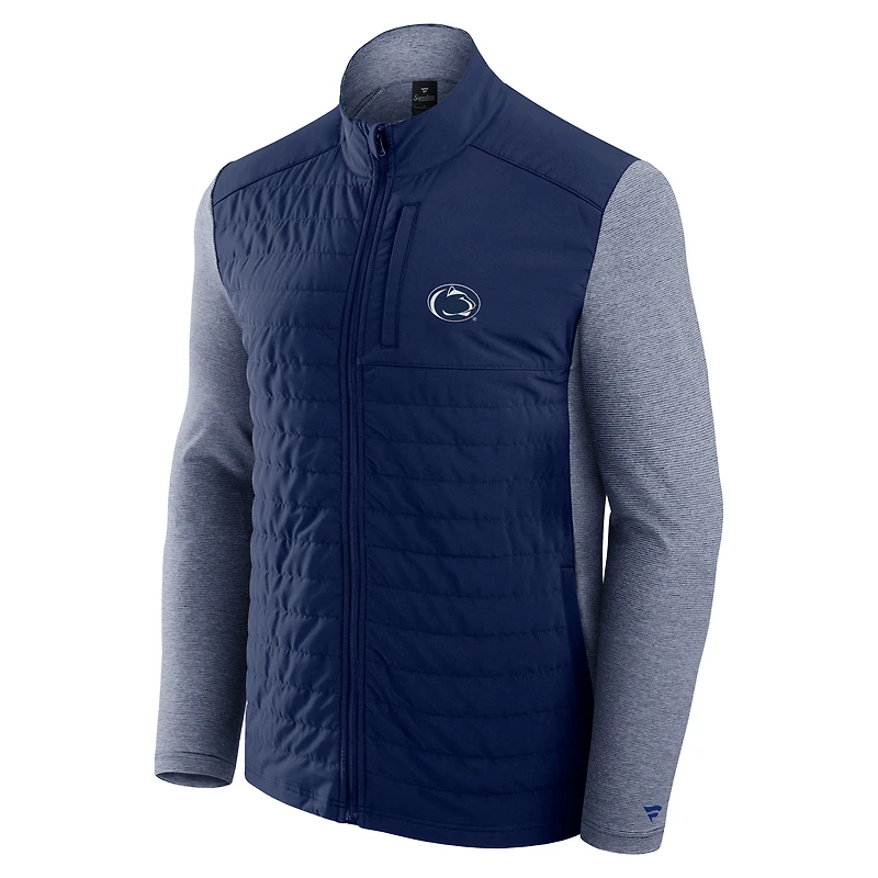 Men's Fanatics Navy Penn State Nittany Lions Tonal Primary Logo Full-Zip Jacket