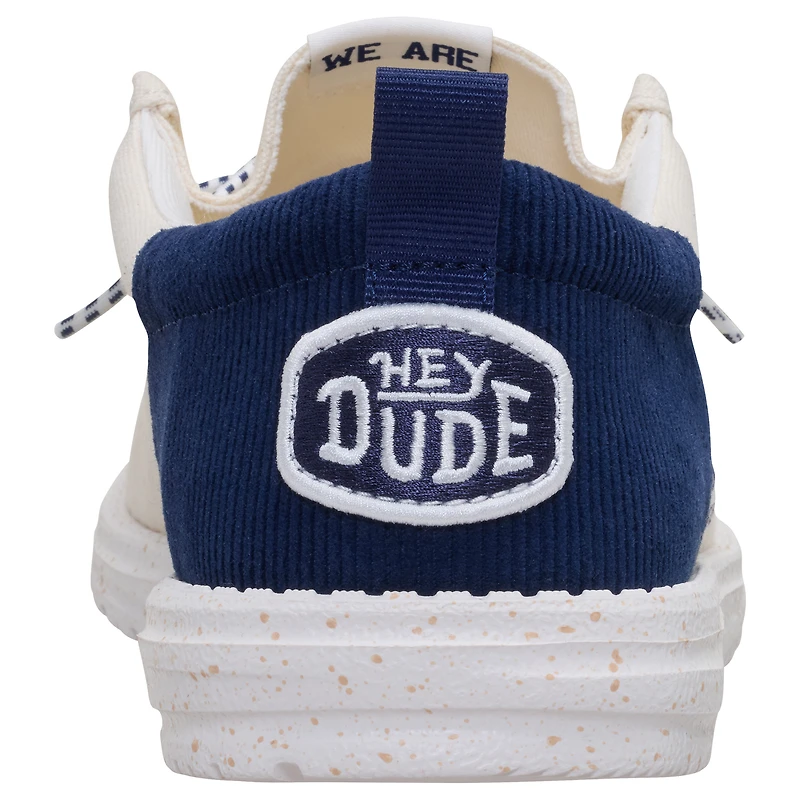 Chaussures décontractées à enfiler Wally pour homme, blanches et bleu marine, des Nittany Lions de Penn State