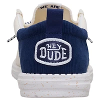 Chaussures décontractées à enfiler Wally pour homme, blanches et bleu marine, des Nittany Lions de Penn State