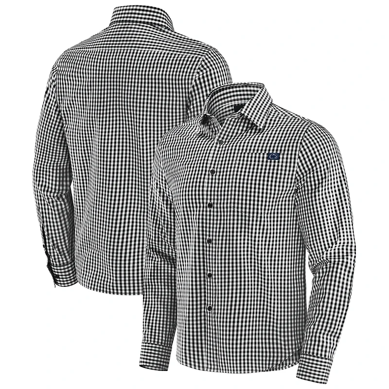 Men's J. Palmer Black Penn State Nittany Lions Dual Threat Long Sleeve Button-Up Shirt