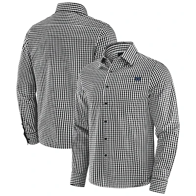 Men's J. Palmer Black Penn State Nittany Lions Dual Threat Long Sleeve Button-Up Shirt