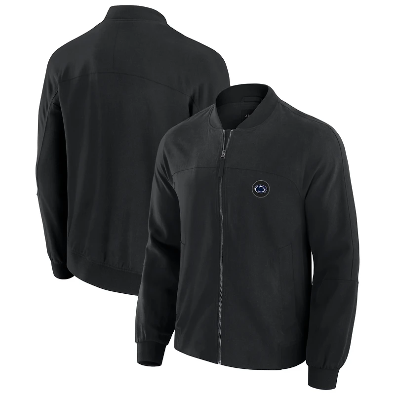 Veste légère noire à fermeture éclair intégrale J. Palmer Penn State Nittany Lions Cover-4 pour homme