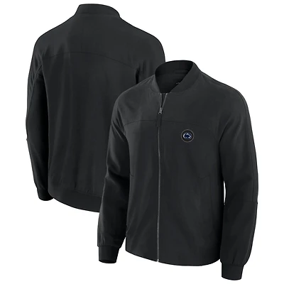 Veste légère noire à fermeture éclair intégrale J. Palmer Penn State Nittany Lions Cover-4 pour homme