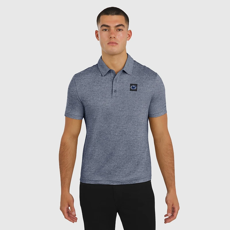 Polo J. Palmer bleu marine chiné pour homme, Penn State Nittany Lions, quatre points