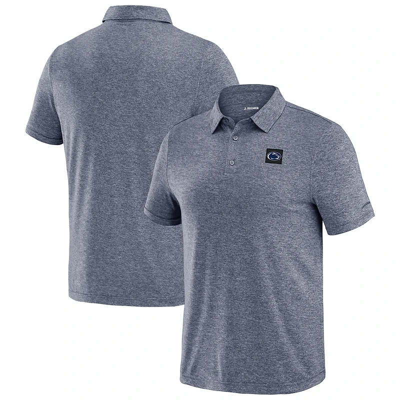 Polo J. Palmer bleu marine chiné pour homme, Penn State Nittany Lions, quatre points