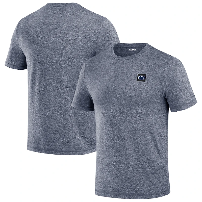 T-shirt J. Palmer bleu marine chiné pour homme, Penn State Nittany Lions, quatre points