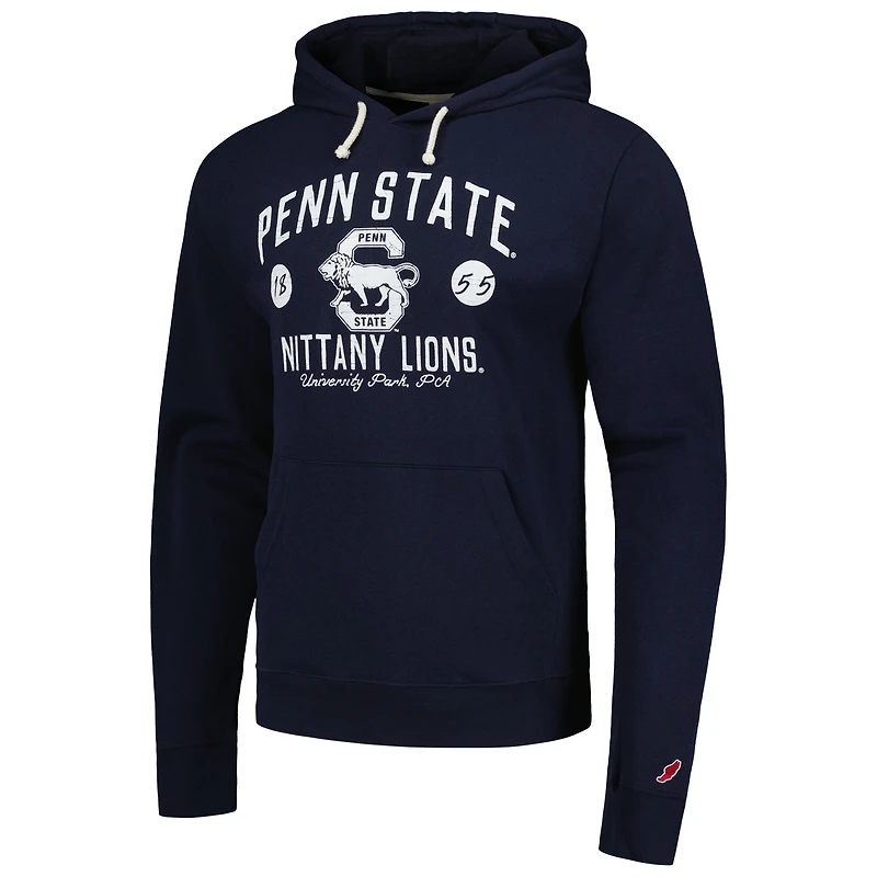 Sweat à capuche pour hommes League Collegiate Wear bleu marine Penn State Nittany Lions Bendy Arch Essential