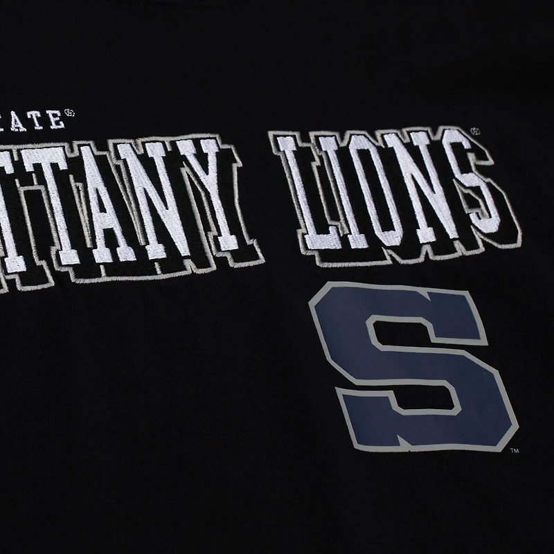 T-shirt à manches longues Mitchell & Ness noir pour homme, Penn State Nittany Lions Training Camp