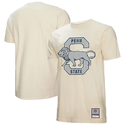 T-shirt vintage Penn State Nittany Lions de couleur crème Mitchell & Ness pour homme