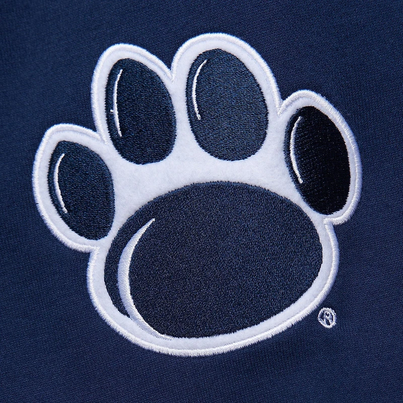 Sweat à capuche en polaire bleu marine Penn State Nittany Lions Chainstich pour homme de Mitchell & Ness