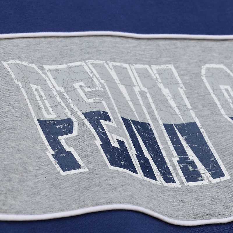 Sweat-shirt polaire Mitchell & Ness bleu marine Penn State Nittany Lions pour homme