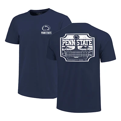 T-shirt bleu marine Penn State Nittany Lions pour homme, taille grande, avec logo Campus Icon Core