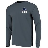 Men's Navy Penn State Nittany Lions Father's Day Campus Drawing Long Sleeve T-Shirt