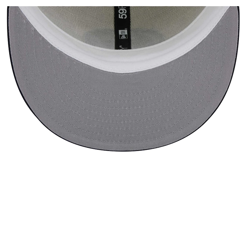 Casquette ajustée chromée 59FIFTY pour homme New Era, couleur crème, Penn State Nittany Lions