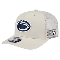 Men's New Era Natural Penn State Nittany Lions Canvas 9SEVENTY Stretch-Snap Adjustable Hat