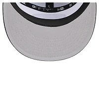Men's New Era Navy/White Penn State Nittany Lions Outdoor Wide Panel 9FIFTY Snapback Trucker Hat